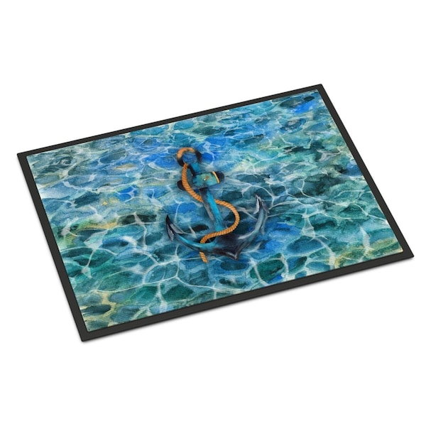 Carolines Treasures 24 x 36 in. Anchor & Rope Indoor or Outdoor Mat BB5370JMAT - main